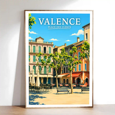 Affiche Valence Place des Clercs