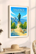 Affiche Valence Statue de Jean-Étienne Championnet