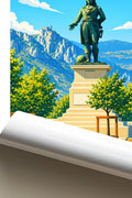 Affiche Valence Statue de Jean-Étienne Championnet