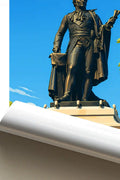Affiche Valence Statue de Montalivet