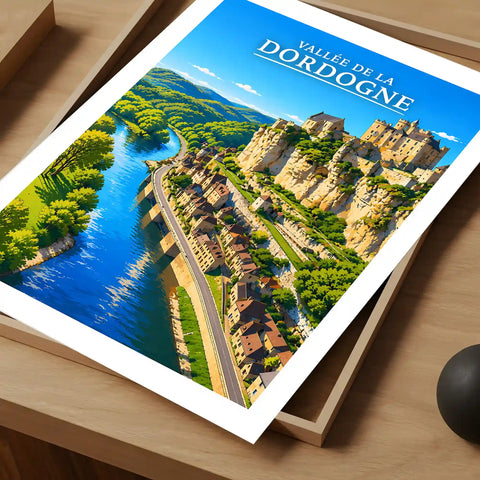 Affiche - Vallée de la Dordogne