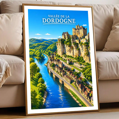 Affiche - Vallée de la Dordogne
