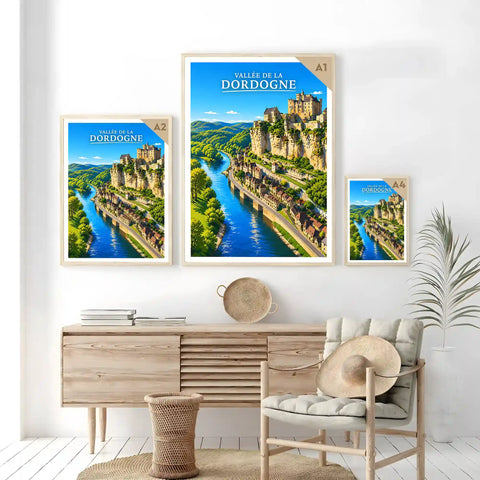 Affiche - Vallée de la Dordogne