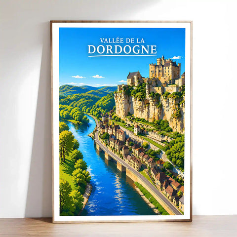 Affiche - Vallée de la Dordogne