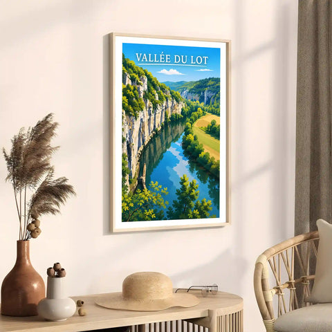Affiche - Vallée du Lot