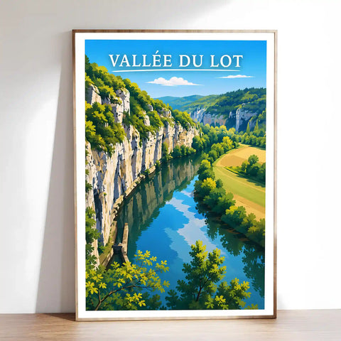 Affiche - Vallée du Lot