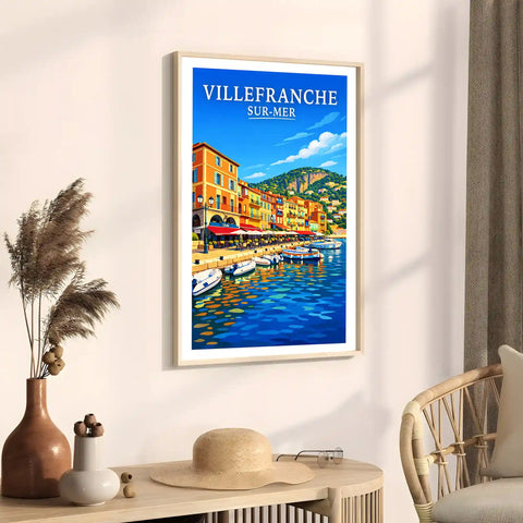 Affiche - Villefranche-sur-Mer
