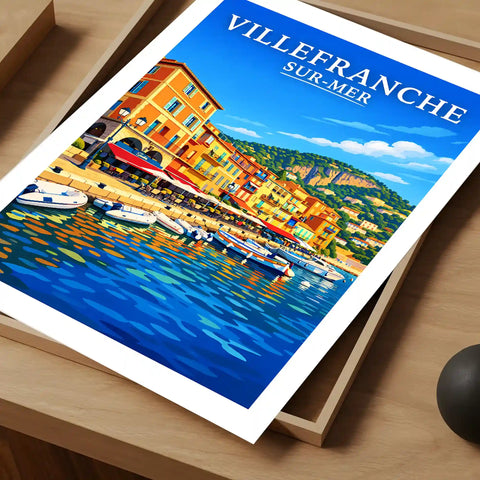 Affiche - Villefranche-sur-Mer