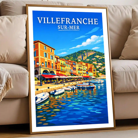 Affiche - Villefranche-sur-Mer