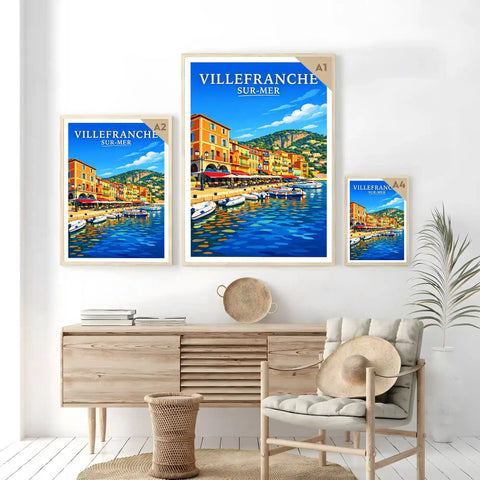 Affiche - Villefranche-sur-Mer
