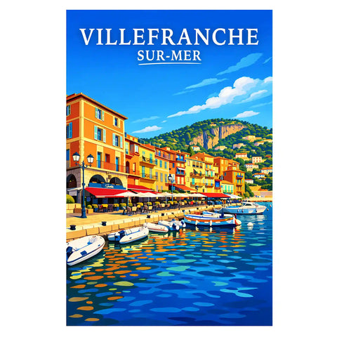 Affiche - Villefranche-sur-Mer