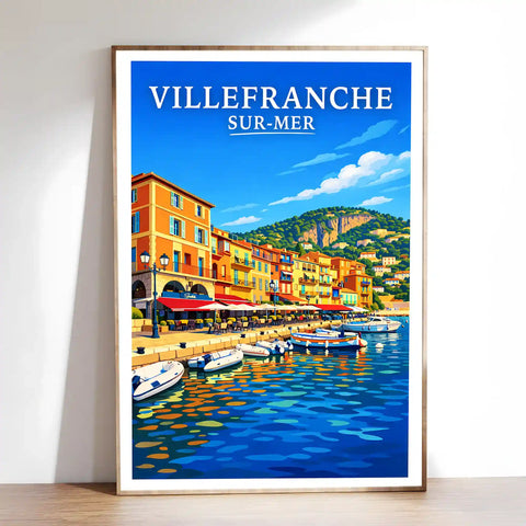 Affiche - Villefranche-sur-Mer