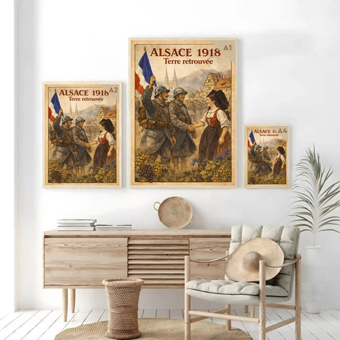 Affiche - Alsace 1918