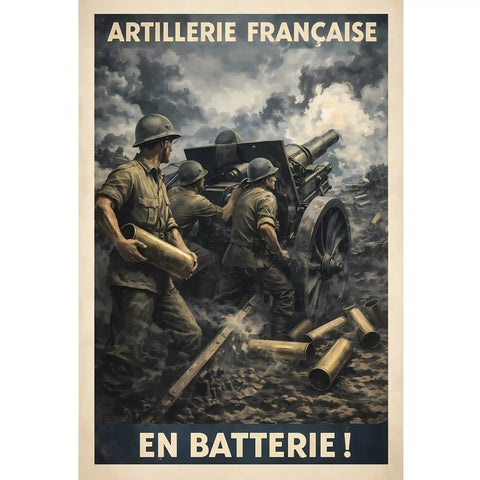 Affiche - Artillerie française