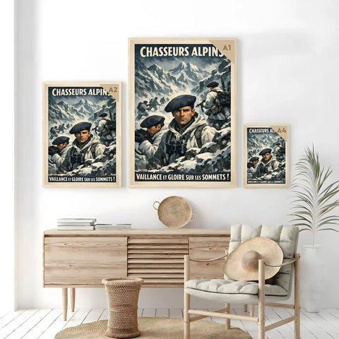 Affiche - Chasseurs Alpins