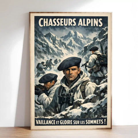 Affiche - Chasseurs Alpins