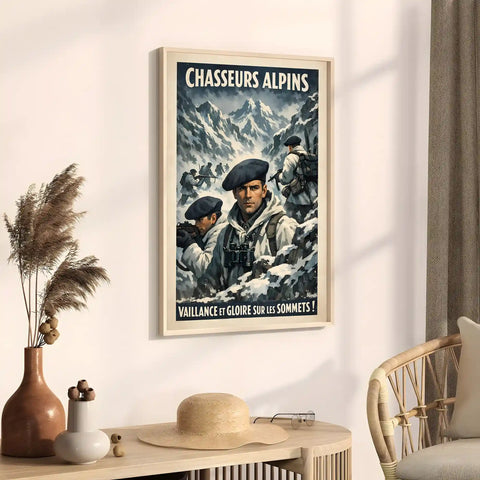Affiche - Chasseurs Alpins