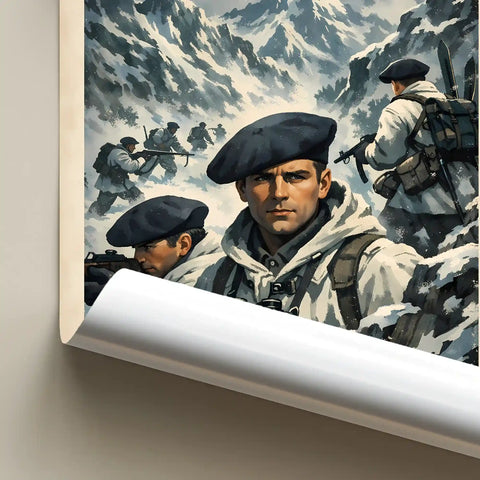 Affiche - Chasseurs Alpins