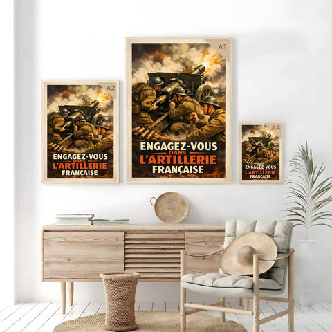 Affiche - Engagez-vous dans l'Artillerie française