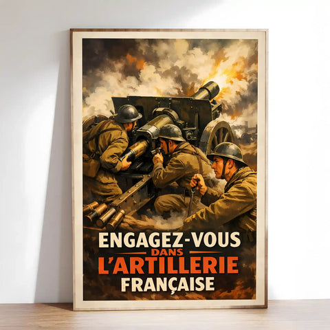 Affiche - Engagez-vous dans l'Artillerie française