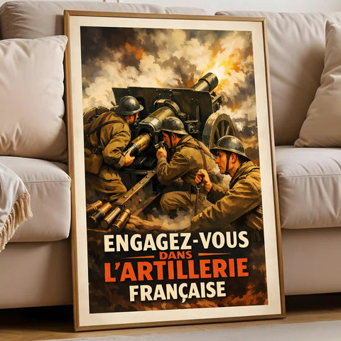 Affiche - Engagez-vous dans l'Artillerie française