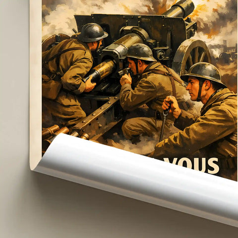 Affiche - Engagez-vous dans l'Artillerie française