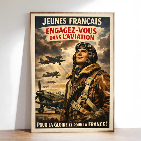 Affiche - Engagez-vous dans l'aviation