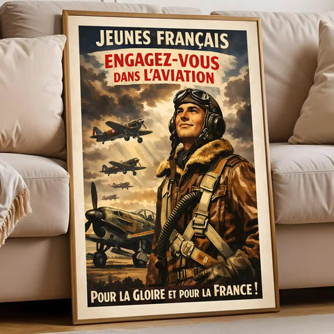 Affiche - Engagez-vous dans l'aviation