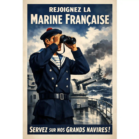 Affiche - Marine française