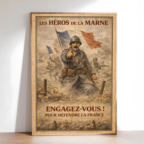 Affiche - Les Héros de la Marne