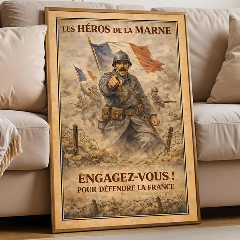 Affiche - Les Héros de la Marne