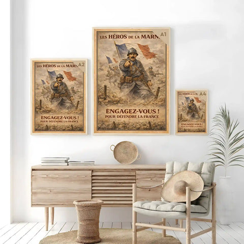 Affiche - Les Héros de la Marne