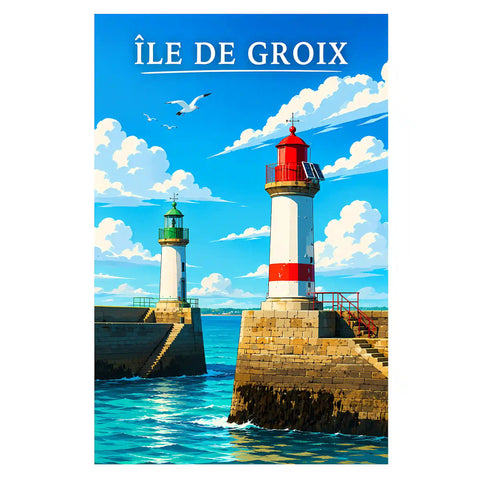 Affiche - Île de Groix