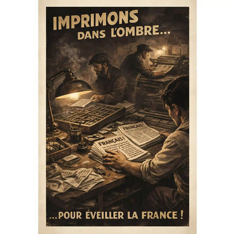 Affiche - Imprimons sous l'Ombre