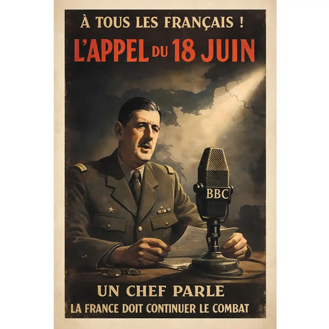 Affiche - L'Appel du 18 juin