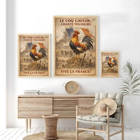Affiche - Coq Gaulois