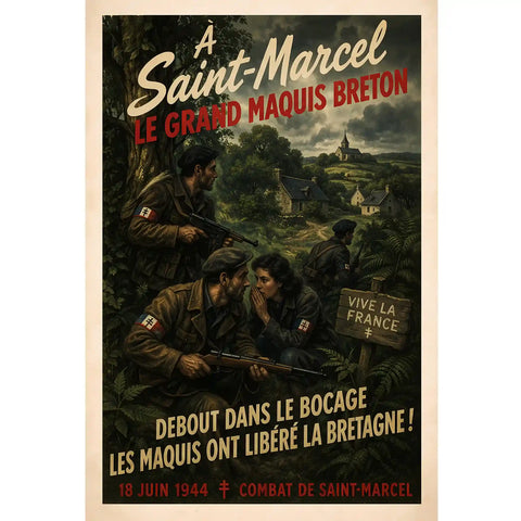 Affiche - Maquis de Saint-Marcel
