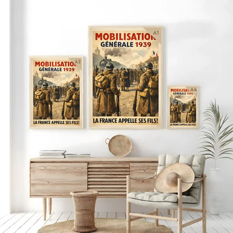 Affiche - Mobilisation Générale de 1939