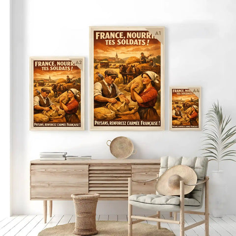 Affiche - Paysans