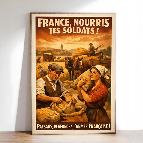 Affiche - Paysans
