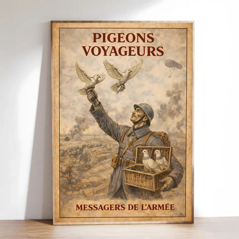 Affiche - Pigeons Voyageurs