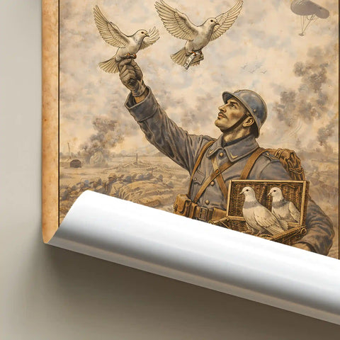Affiche - Pigeons Voyageurs