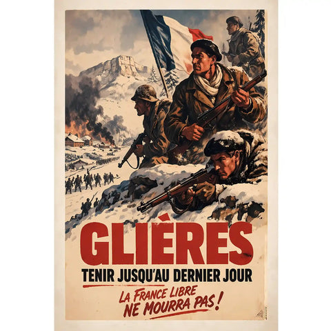 Affiche - Plateau des Glières