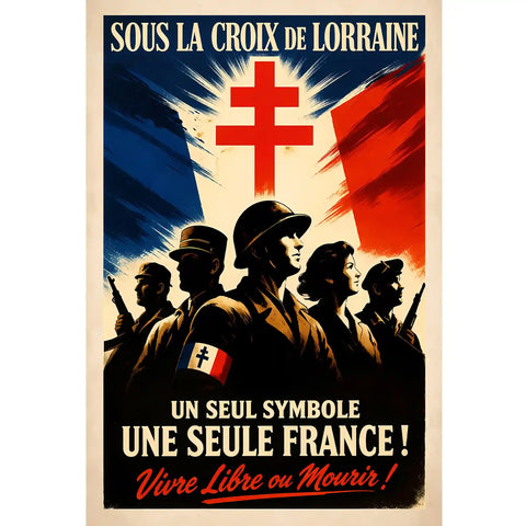 Affiche - Croix de Lorraine