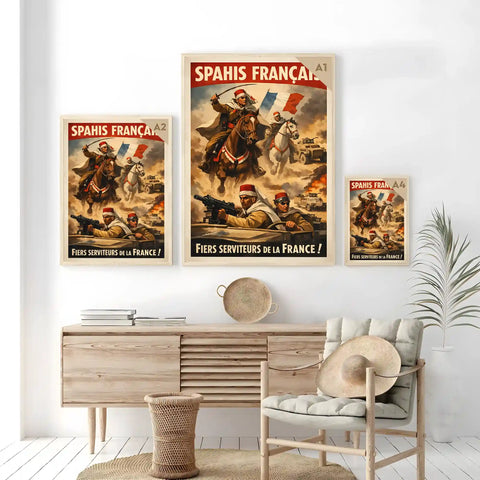 Affiche - Spahis français