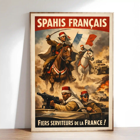 Affiche - Spahis français