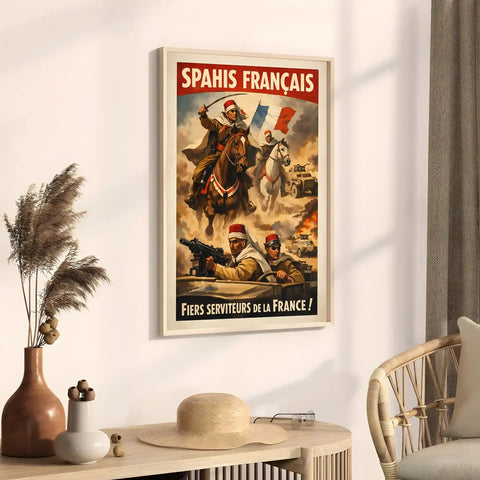 Affiche - Spahis français