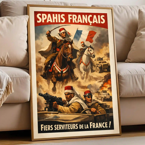 Affiche - Spahis français
