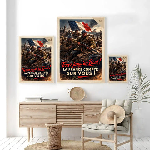 Affiche - Tenez jusqu'au bout