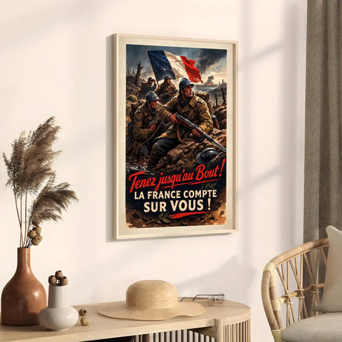 Affiche - Tenez jusqu'au bout